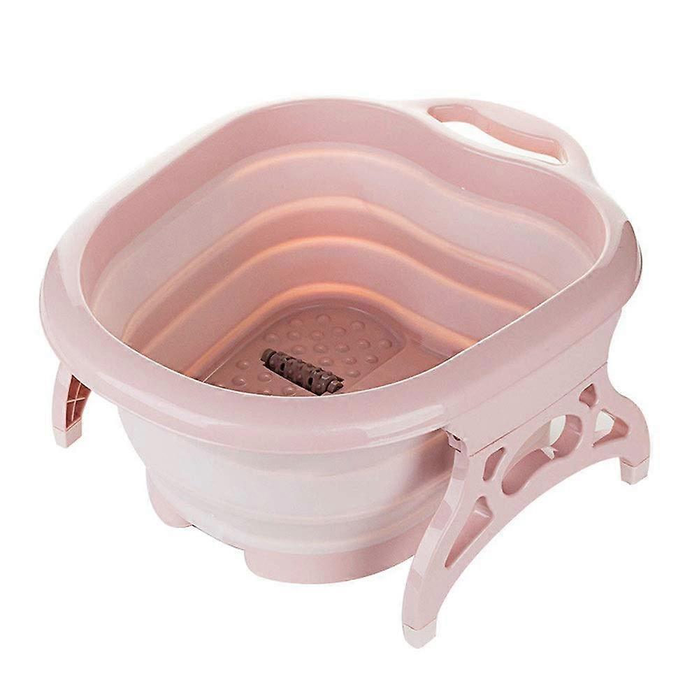 Electric Foot Spa with Constant Temperature Heating and Vibration Massage, Foldable Large Basin