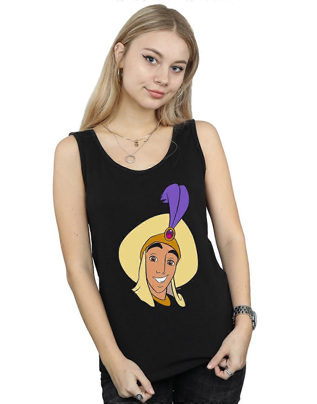Disney Women's Aladdin Príncipe Ali Chaleco Cara