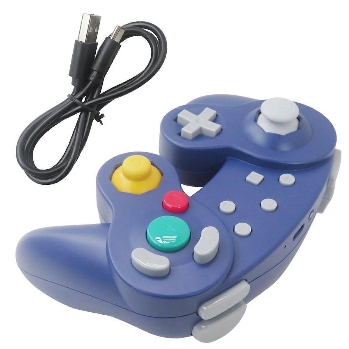 Wireless Switch Controller with Turbo and Motion Control for Nintendo Switch/PC/Steam  Purple