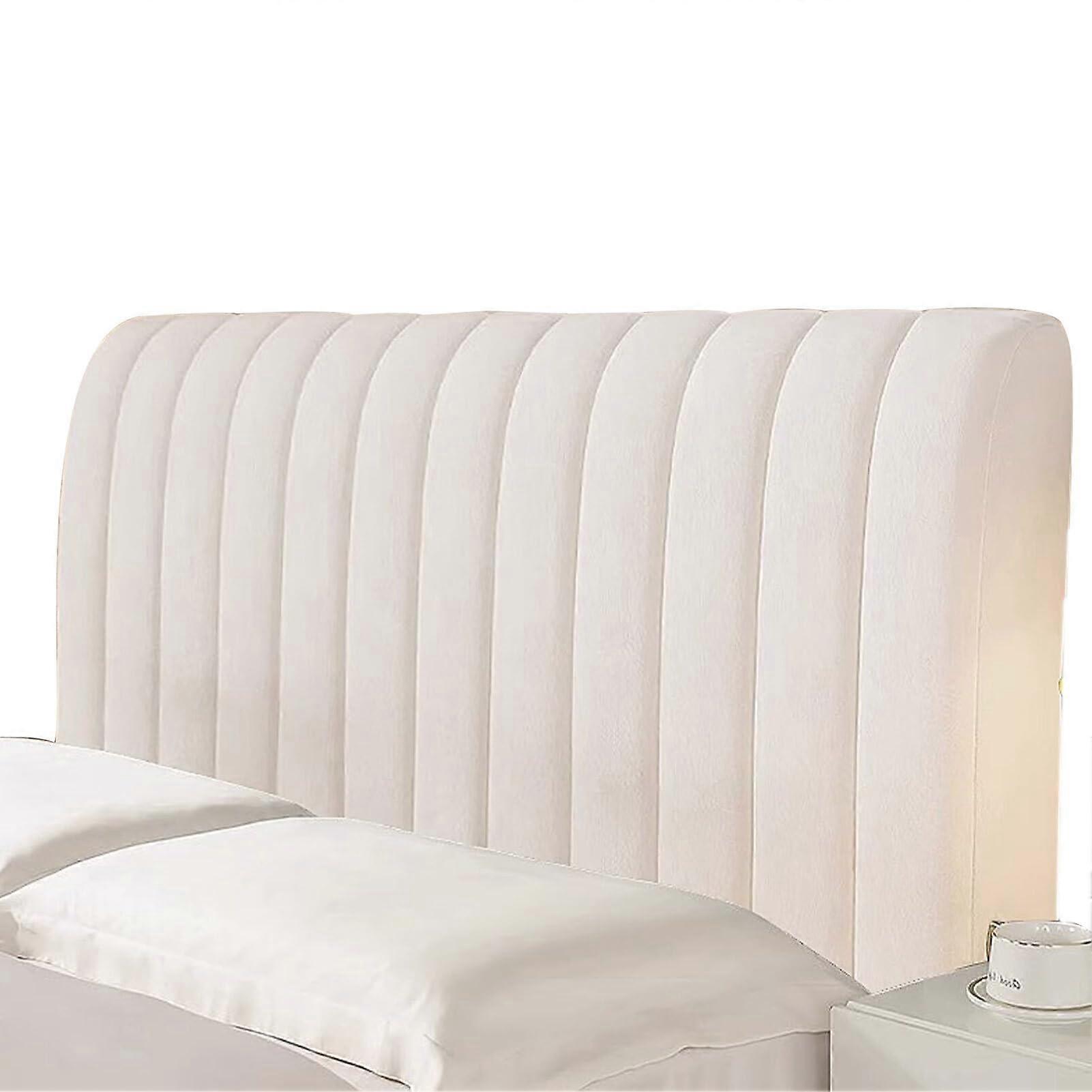 Headboard Cover Dustproof Waterproof Thick Cotton Padded Protector with Elastic Bands 150CM