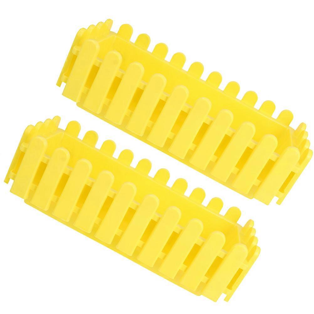 Flowerpot Flower Fence for Home Use 2Pcs Rectangular Plastic Planter Box