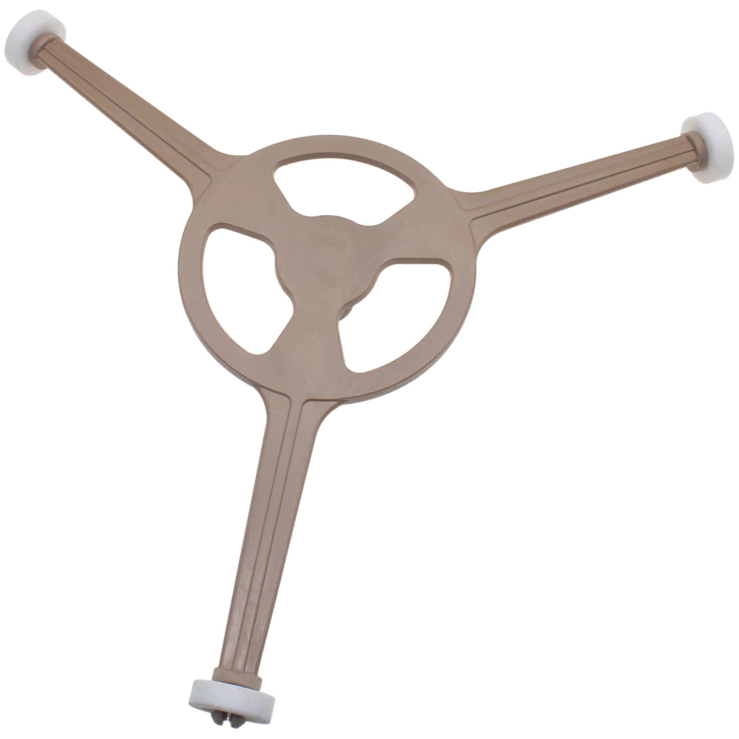 Microwave Turntable Support Triple Arm 95mm Ring for 10 Inch Plate Temp Stable Rotation