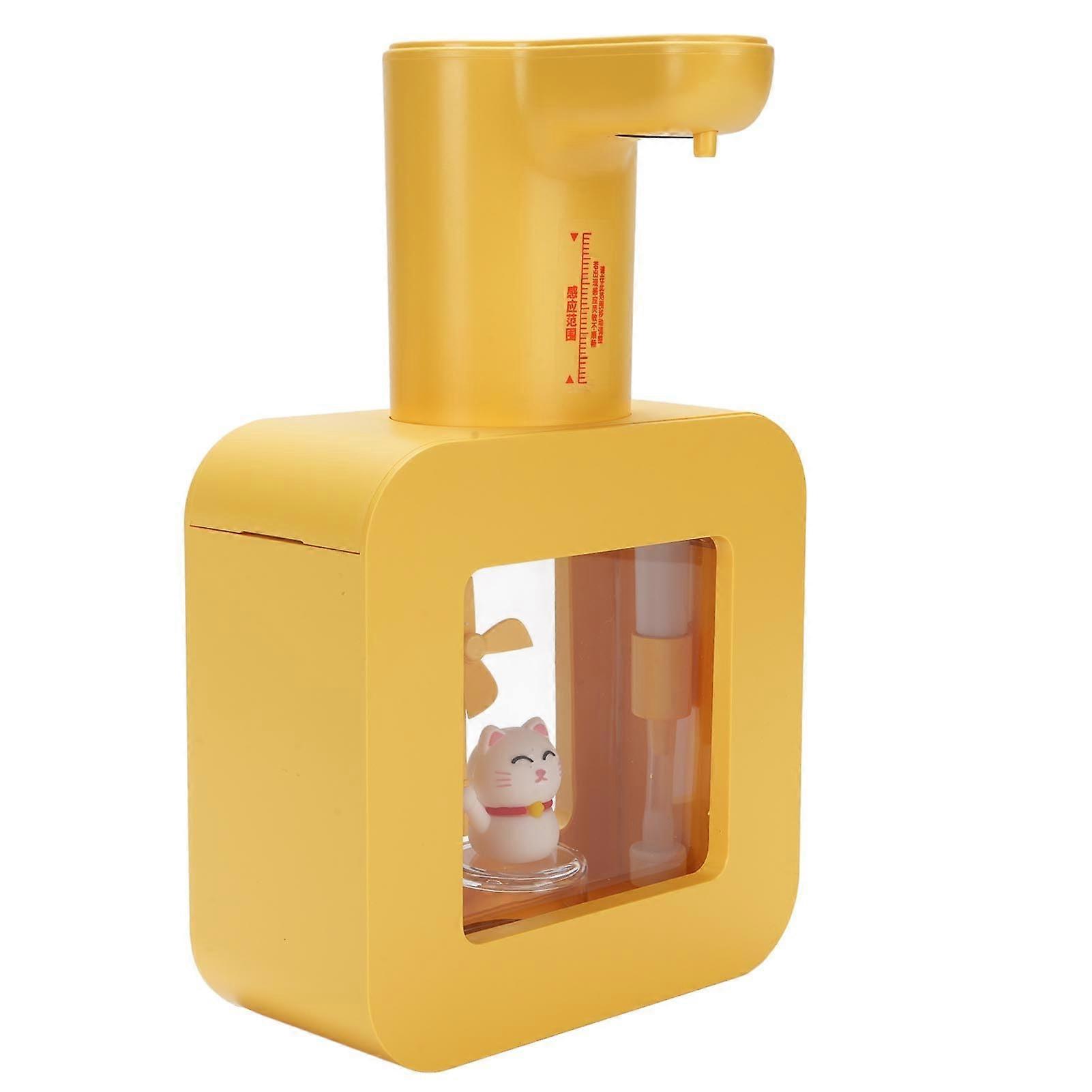 Automatic Soap Dispenser with Touchless Smart Sensor, Rechargeable Cartoon Foaming Design for Kids