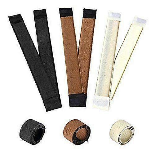 3pc Hair Bun Maker Set with Styling Clip, Fast Secure Hold, Multiple Color Options