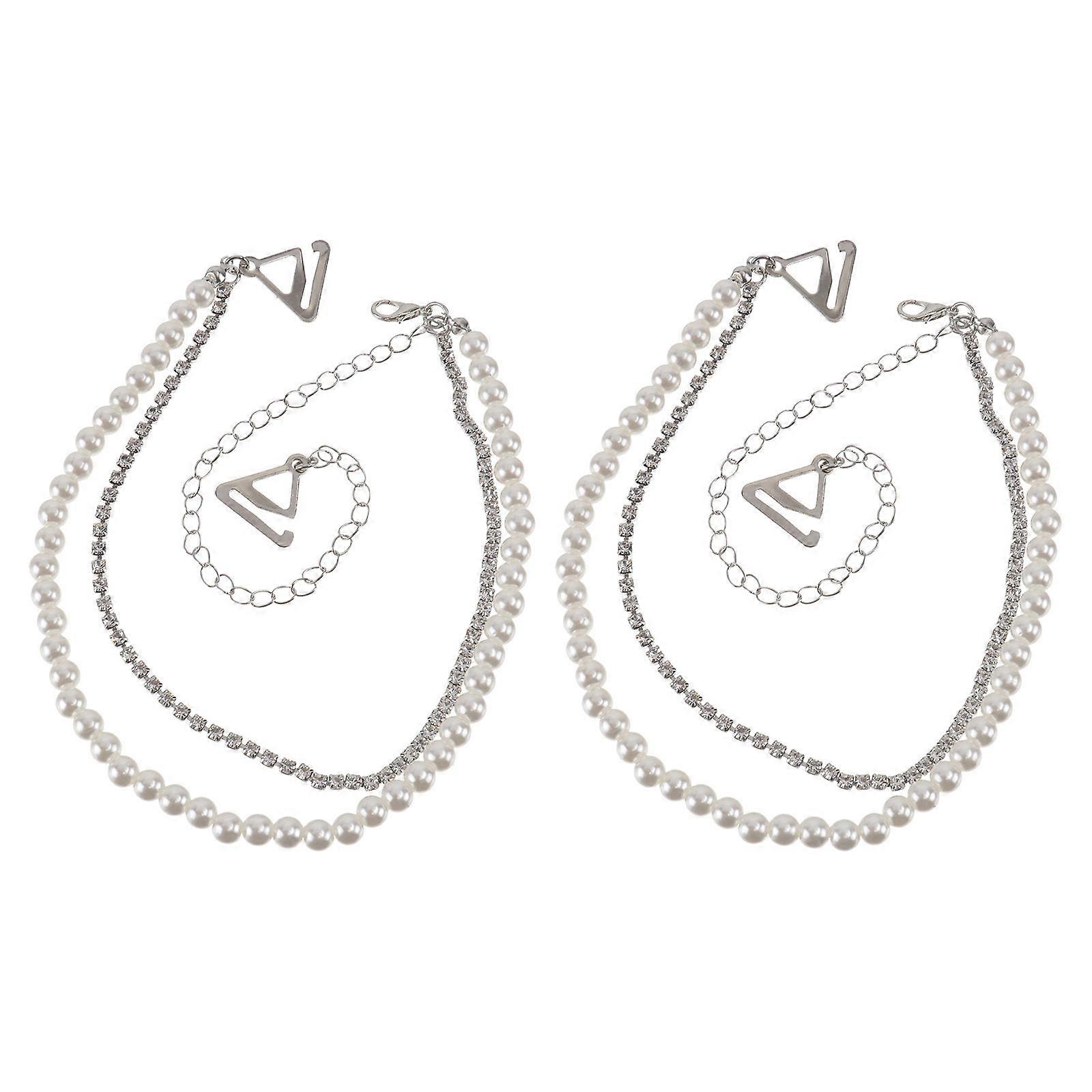 Delicate Shoulder Straps 2Pcs Adjustable Straps Assorted Color Function Shiny Appearance