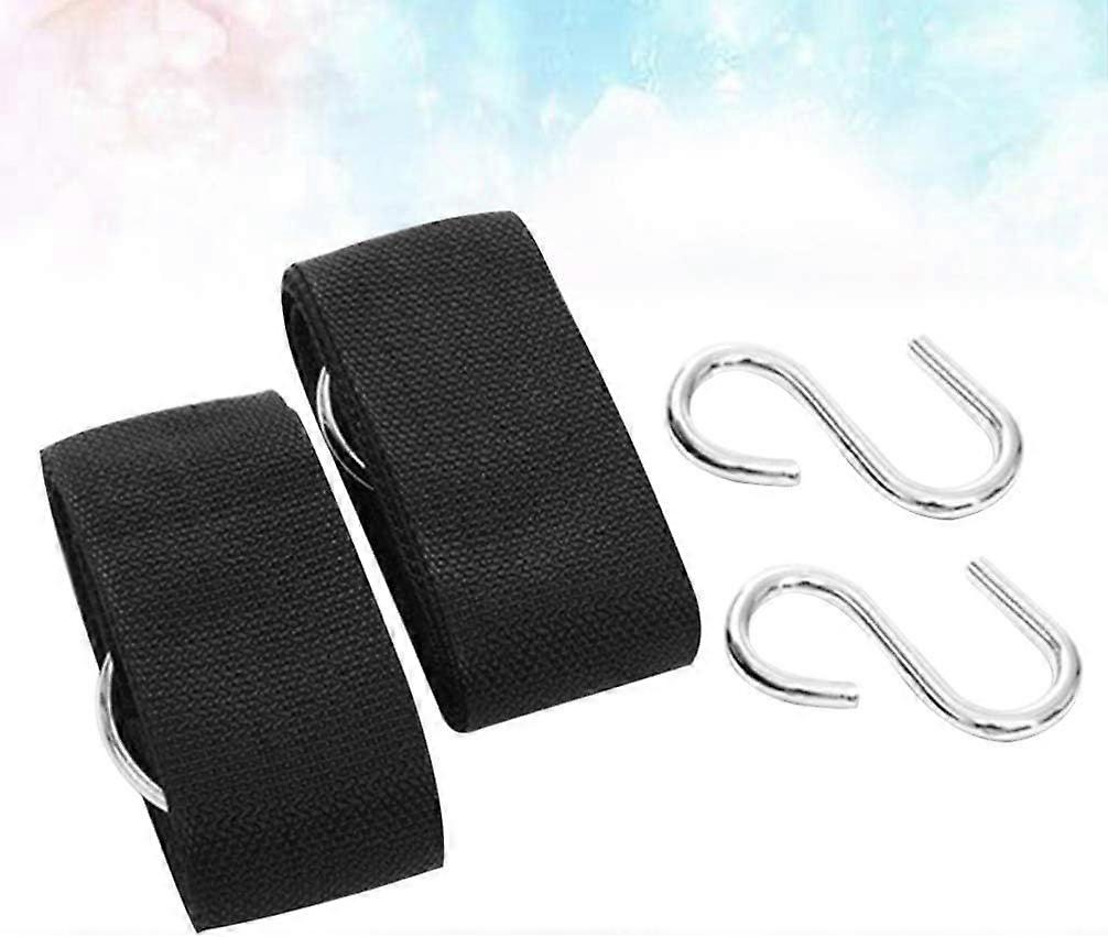 4 Pcs 1 Set Ring Swing Straps Hammock for Outside Camping Hammock Straps Nylon