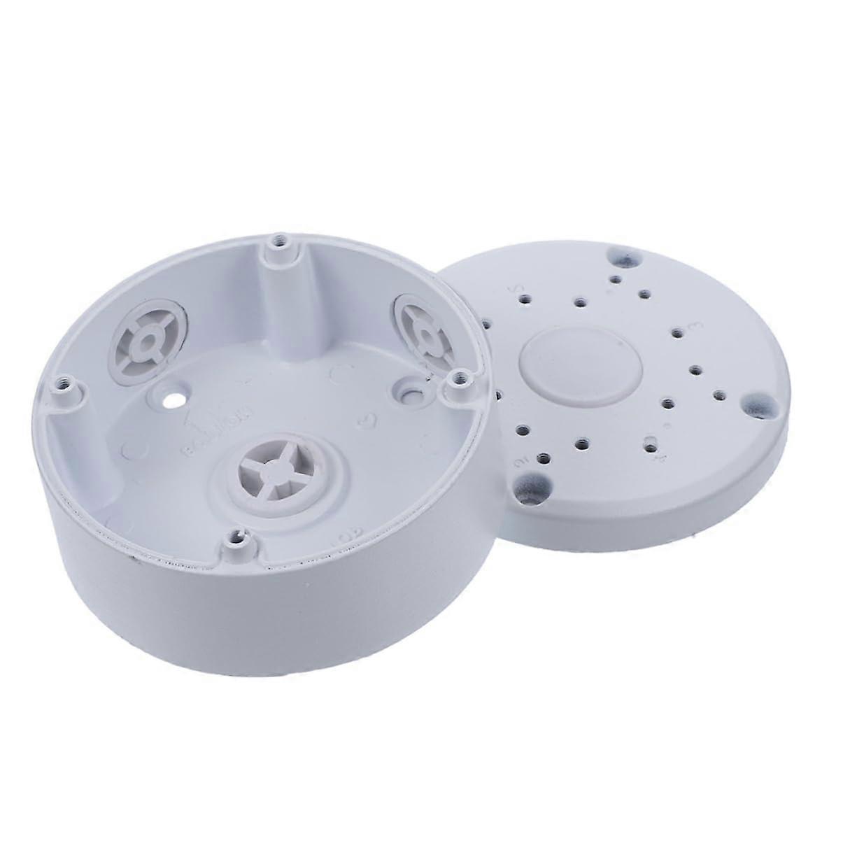 Weatherproof Security Camera Mount Bracket with Junction Box for Outdoor Indoor Surveillance