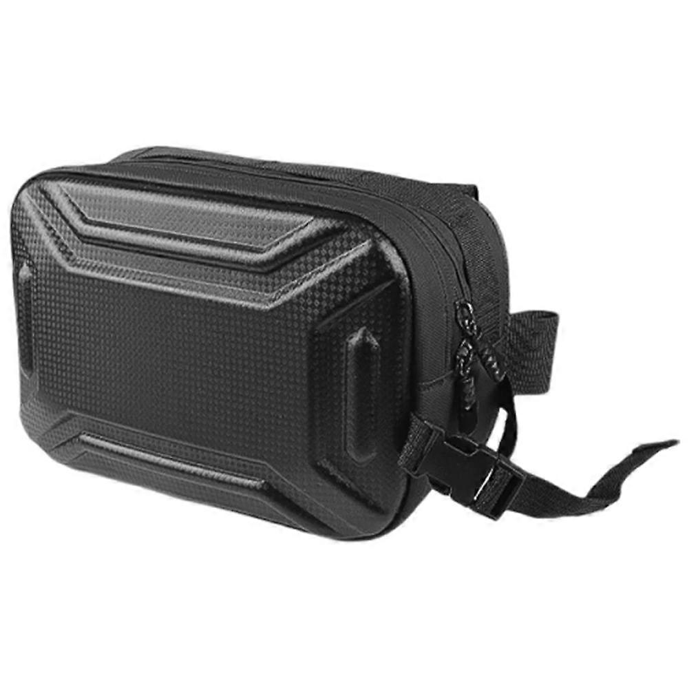 Hard Shell Bicycle Bag - Large Capacity Front Frame Storage for Mountain Bikes