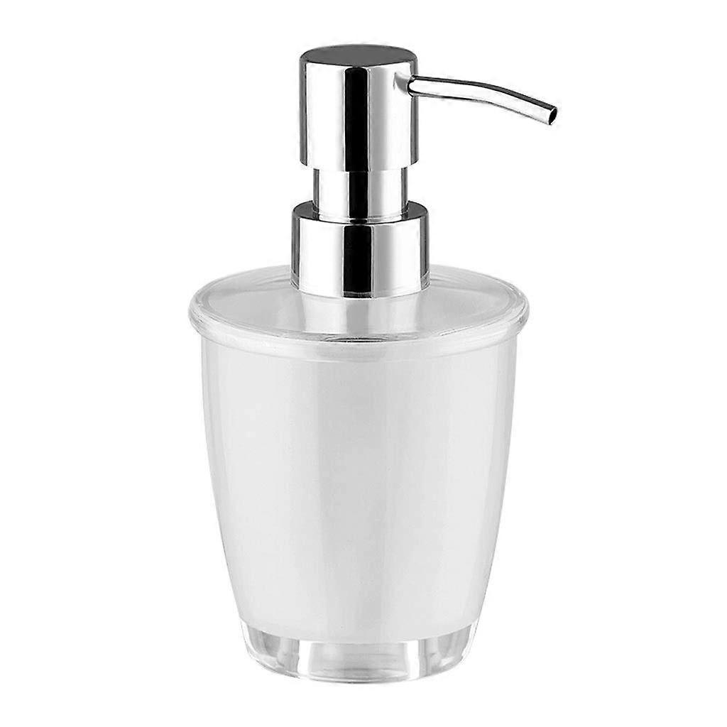 Soap Dispenser Wall Mounted Chrome Pump PS Plastic Bottle with Smooth Pump Action