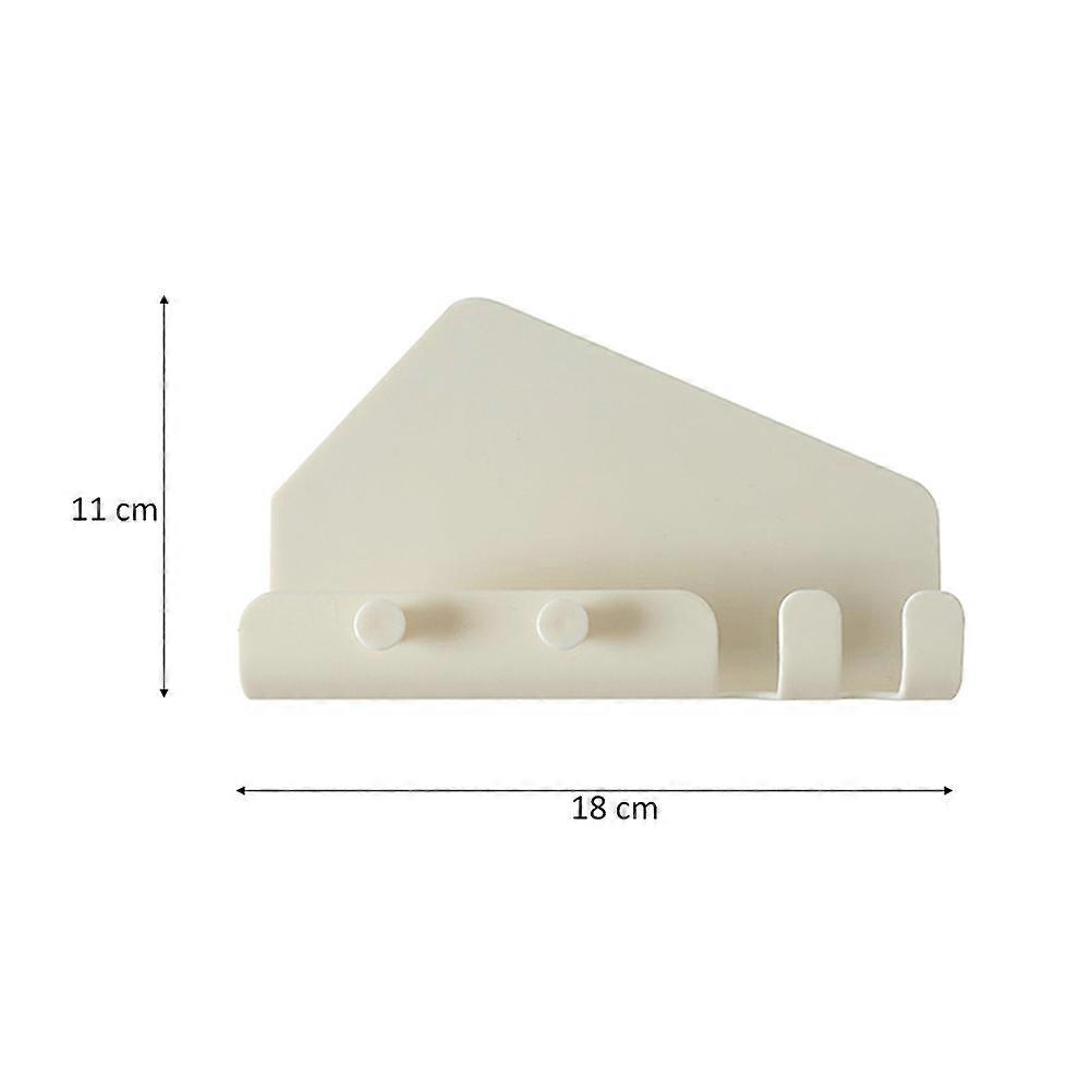 Strong Adhesive Phone Charging Bracket with Hook for Wall Mount Storage Organizer