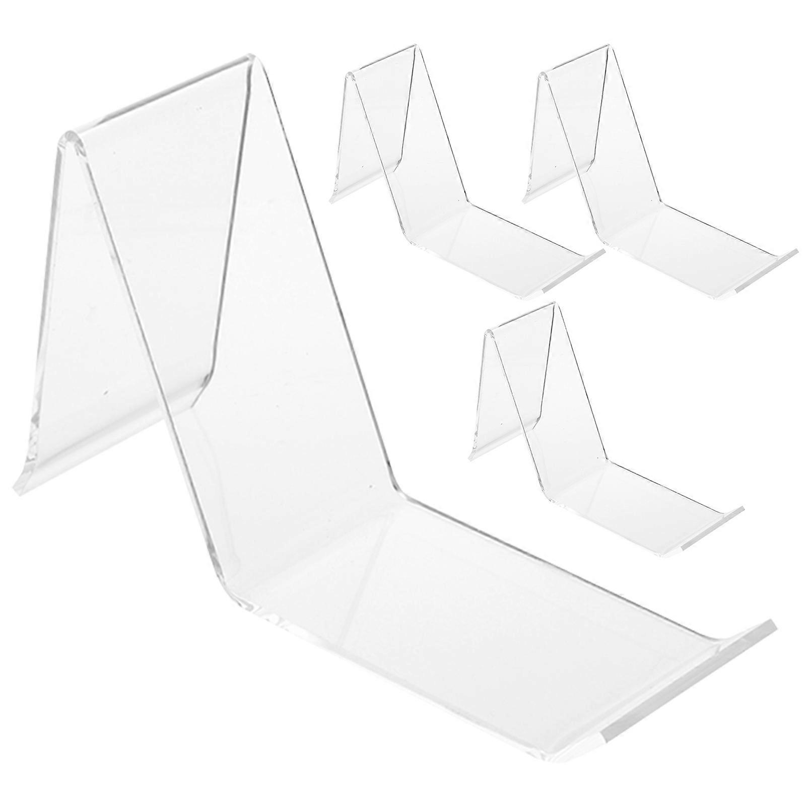 Transparent Shoe Display Rack for Storage Use 12Pcs Durable Shoe Support Stand