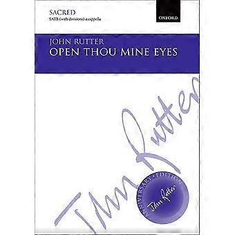Åbne du mine øjne: Vocal score (John Rutter Anniversary Edition)