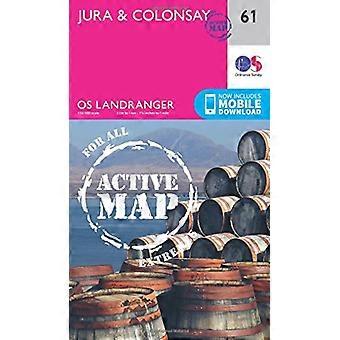 Jura & ole­ (OS Landranger kartta)