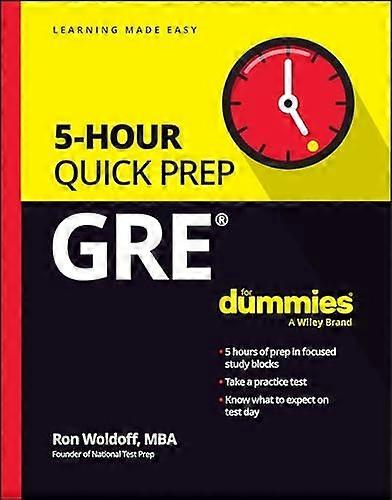 Gre 5 h Quick Prep for Dummies