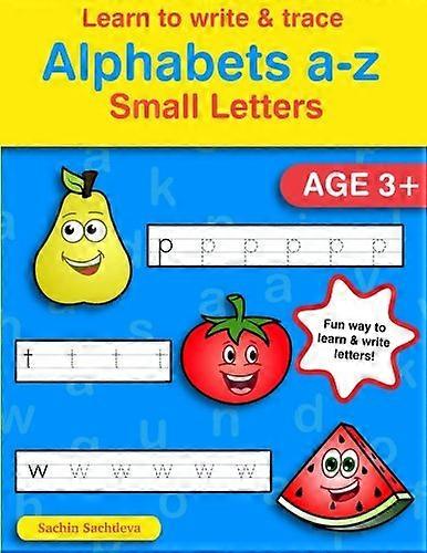 Learn to Write & Trace Alphabets A-Z : Small Letters