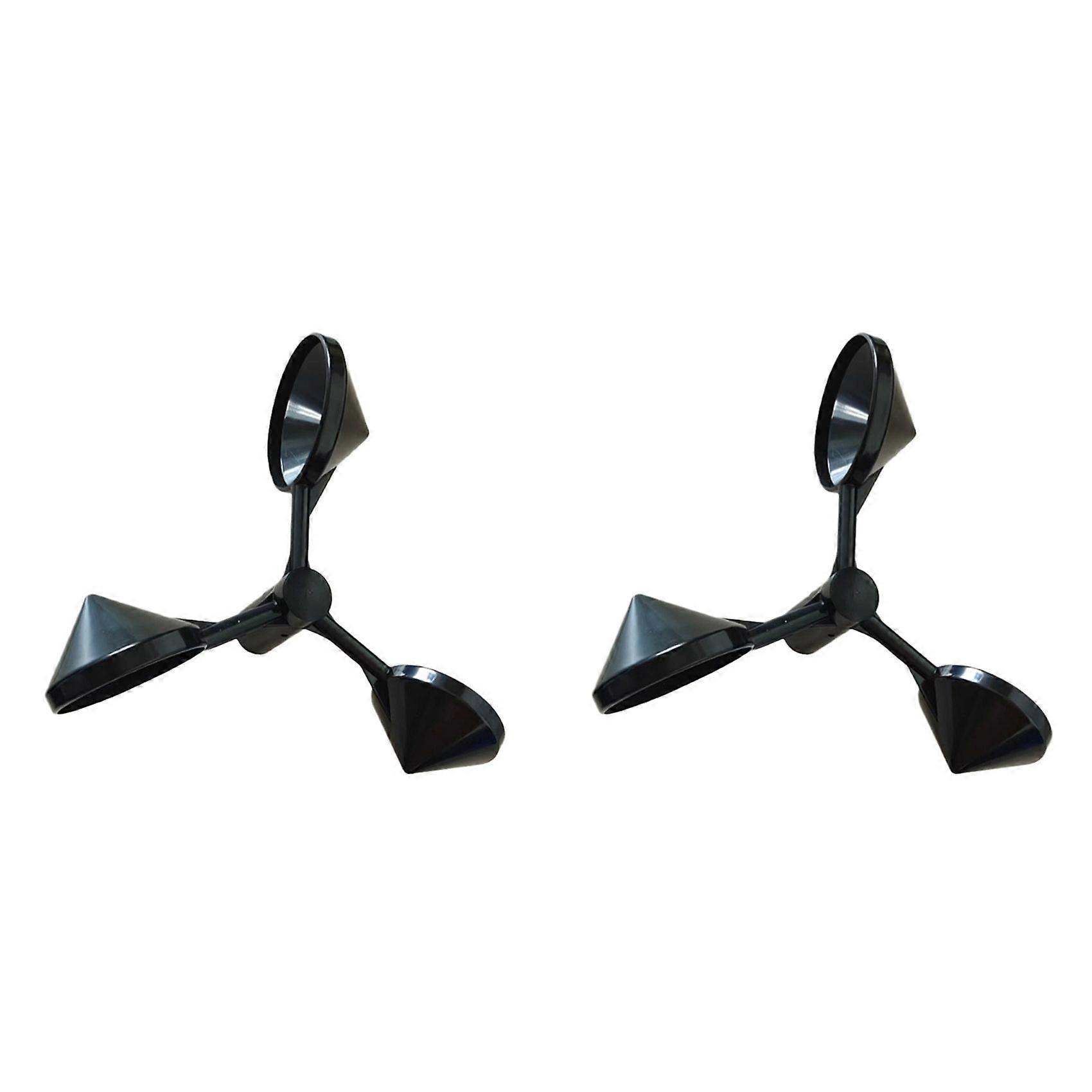 2x Anemometerbehuizing Windrichtingsindicator Behuizing 3-cup behuizing voor anemometer