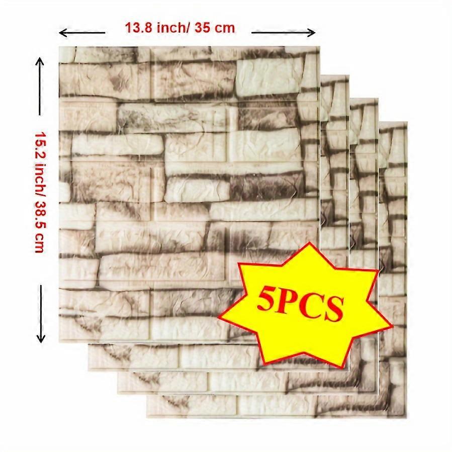 3D Wall Sticker Brick Pattern Wallpaper