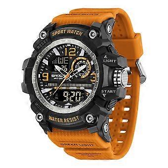Montre homme étanche, montre de sport numérique, montre militaire numérique pour homme, alarme, rétroéclairage, grand cadran classique