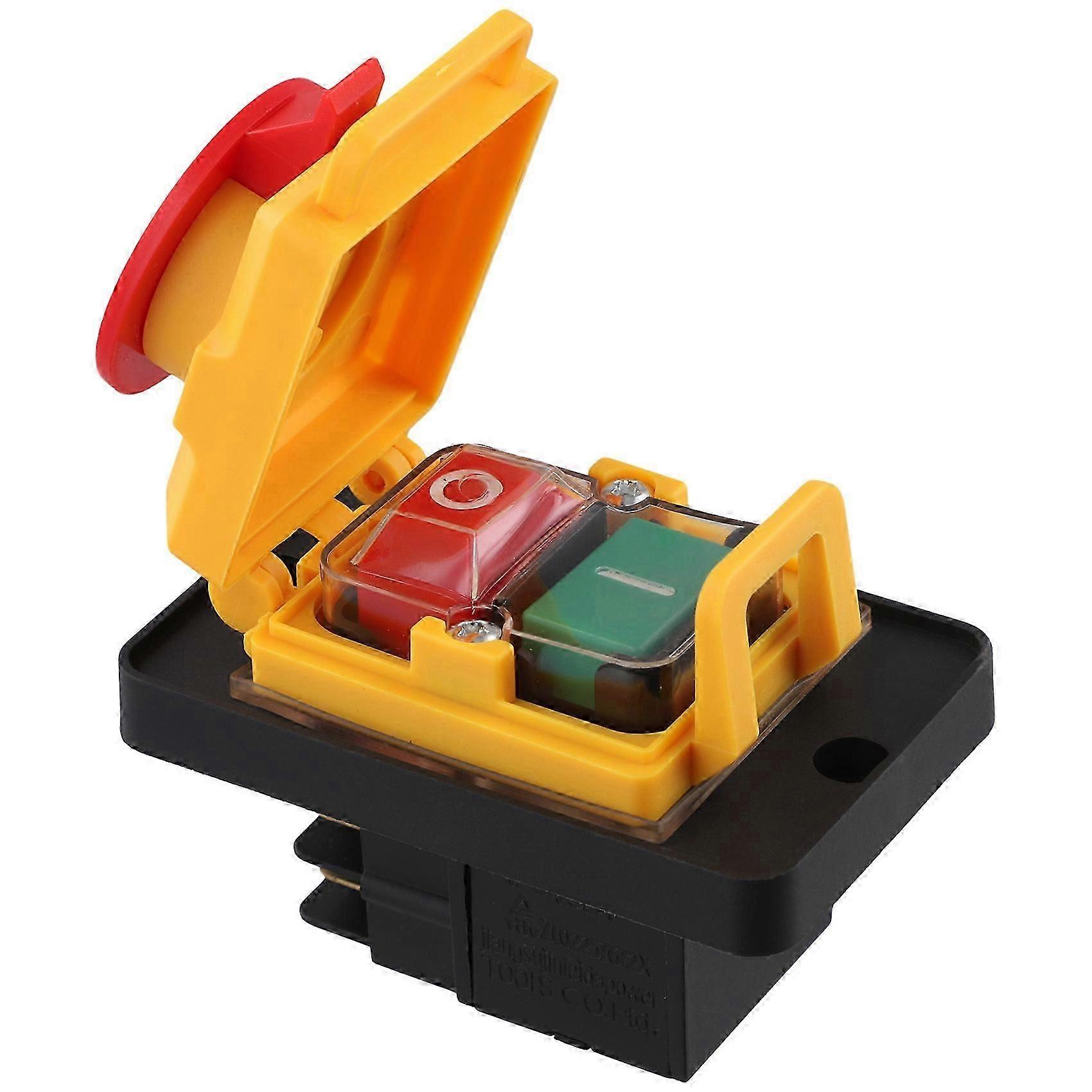 Electromagnetic Switch Magnetic Button Switch KJD12 16A 250V Power Tool Undervoltage Overload Protec