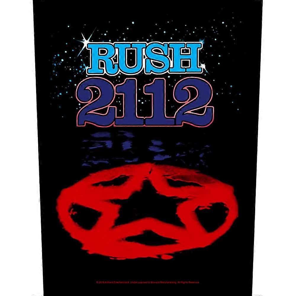 Rush 2112 Band Logotyp Tillbaka Patch