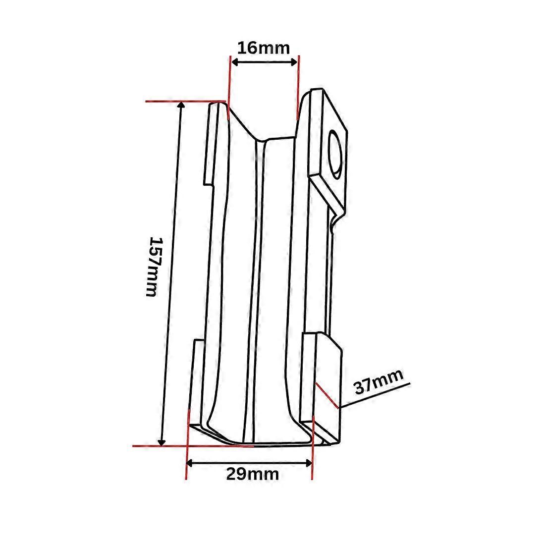 Kone Guide Shoe Insert 157x29x37 16mm