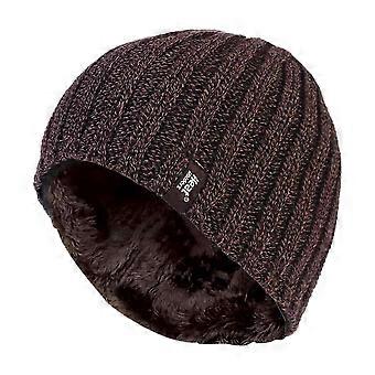 Heat Holders - Mens 3.4 TOG Ribbed Thermal Knitted Hat