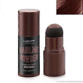 Rosarden Hairline Powder Stick, Dark Brown - Instantly Conceals Hair Loss, Hairline Contouring Shadow Powder for Women & Men, Waterproof, Multi-Use,