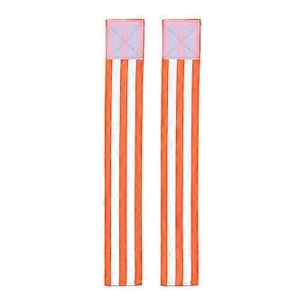 Orange Reflective Elastic Band High Visibility Strap for Sports 2Pcs