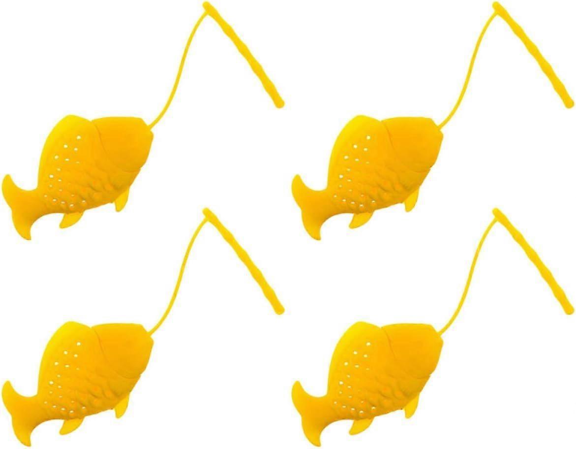 4pcs Kit Home Strainers Silicone Brewing Infuser Kitchen Design Filter