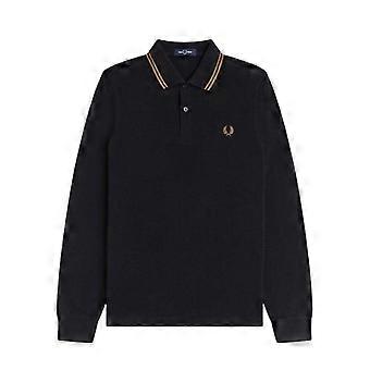 Fred Perry Herren Langarm-Polohemd