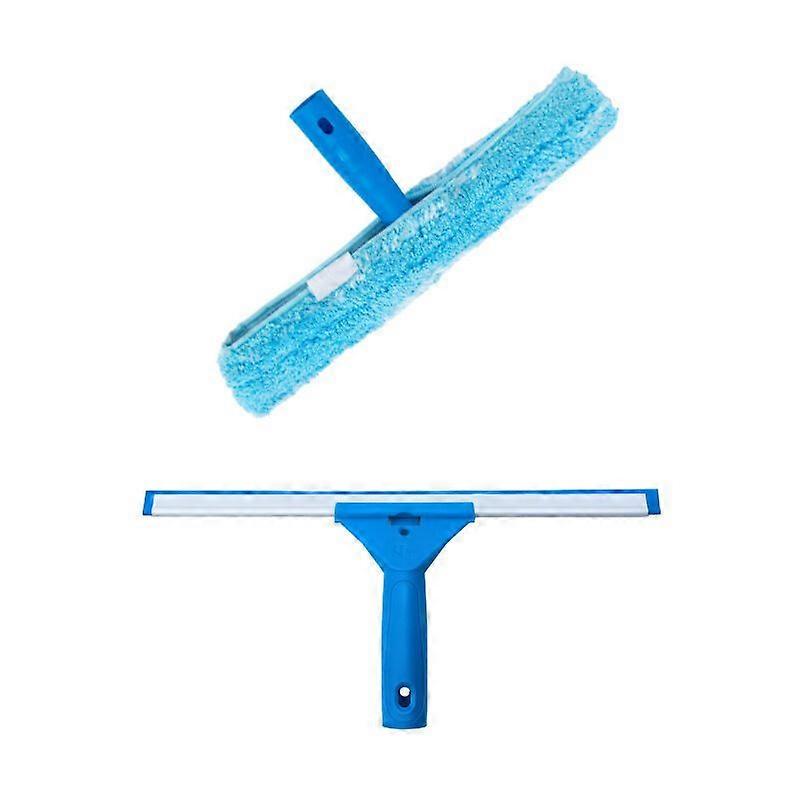 Professional Window Squeegee with Microfiber Brush, Width 35 cm