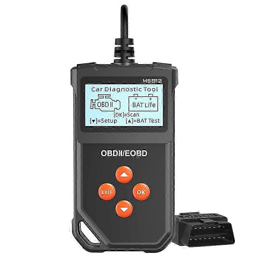 MS812 Car OBD2 Code Reader Multi-Language Battery Tester & Diagnostic Tool Car Diagnostic Tools JH3