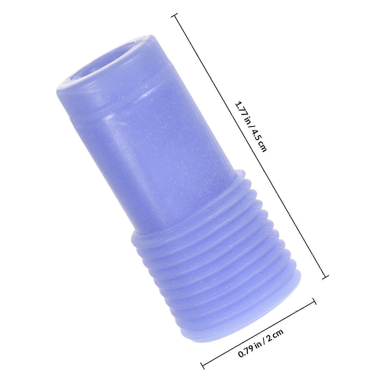 2pcs Threaded Handle Replacement Tips 22mm Extension Pole Broom Handle Adapter Threaded Tip Replacement Adapter Tips for Mop Brush