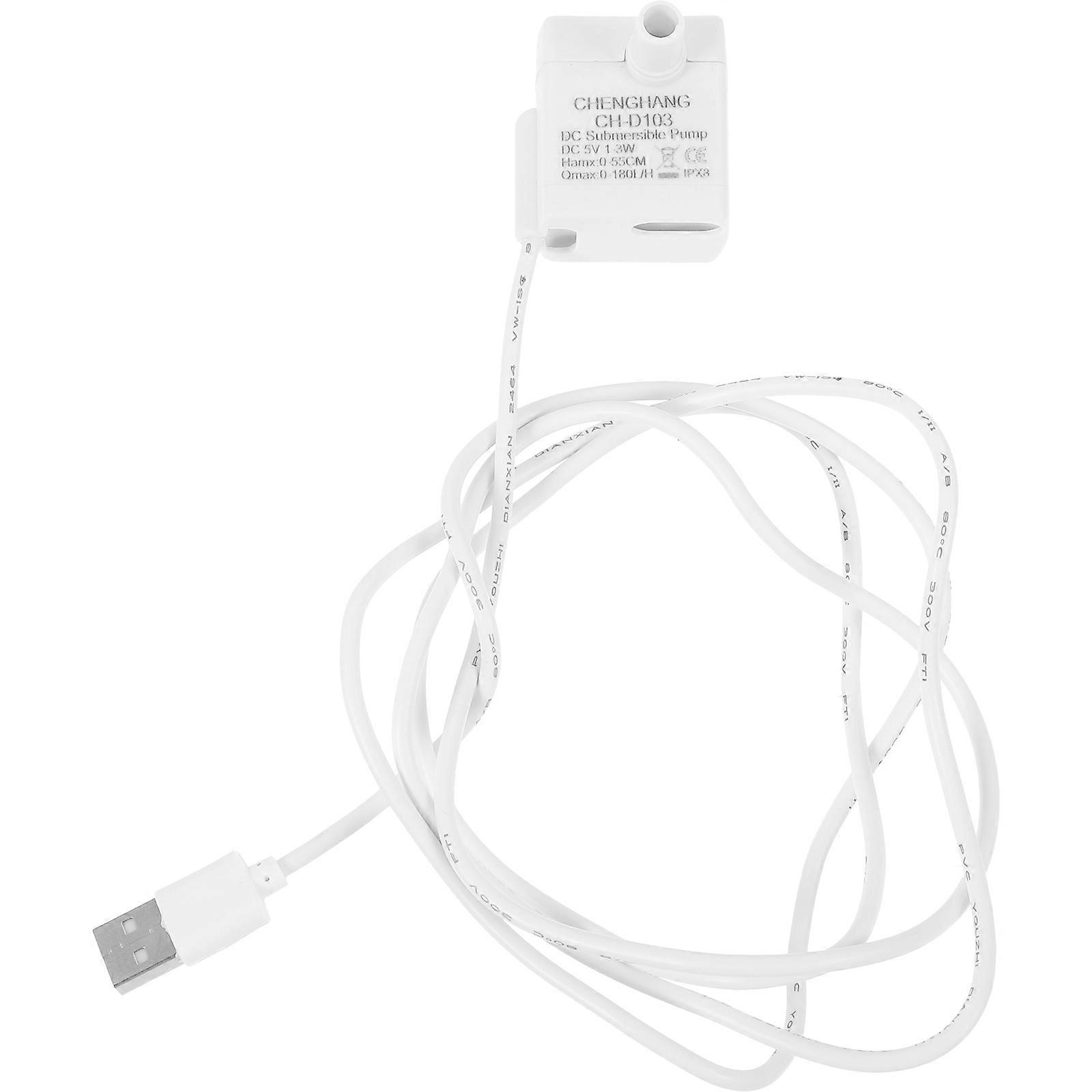 Vattenpump Akvarium Vattenpump USB Dränkbar Vattenpump Mini Vattenpump