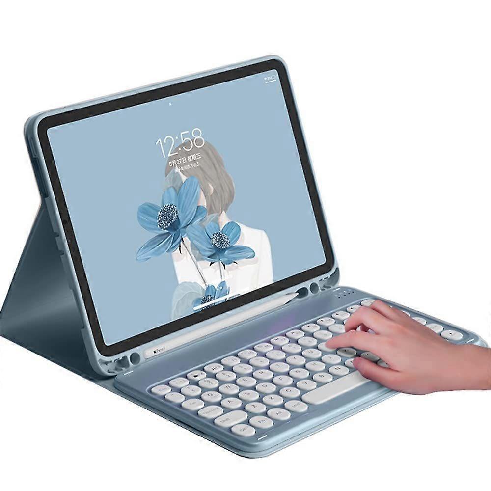 iPad 10th Generation 2022 10.9" Keyboard Case(Blue)