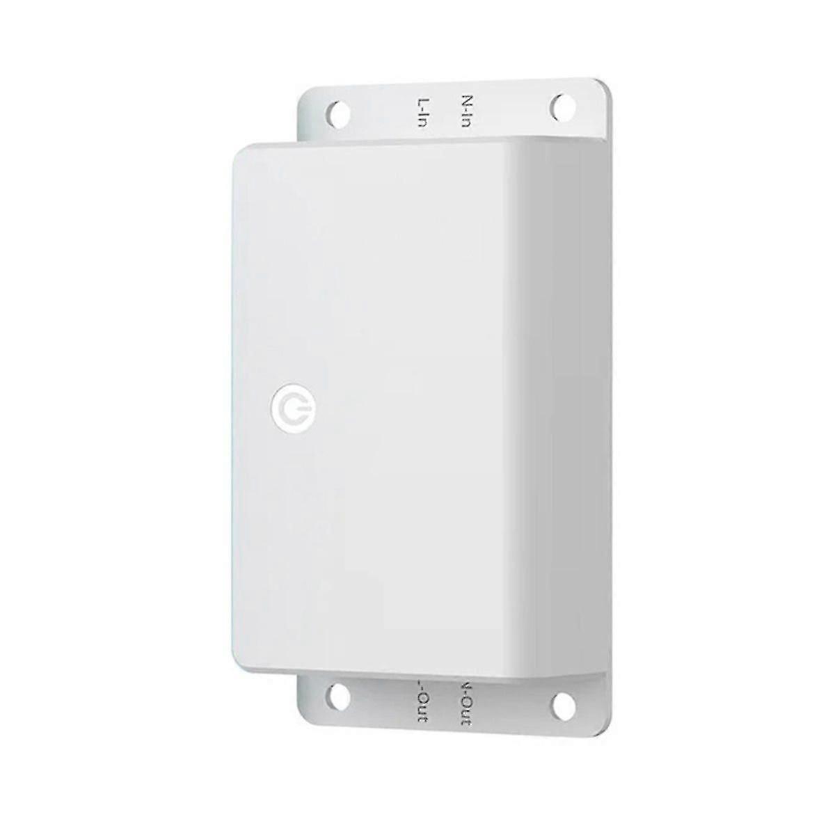 Matter over WiFi Smart Switch, Touch Panel, Works with Smart Home Systems, 10A, White, 1-Pack