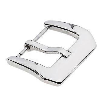 High Polished Stainless Steel Watch Band Screw-in Pin Buckle Head Clasp 18mm-Yvan