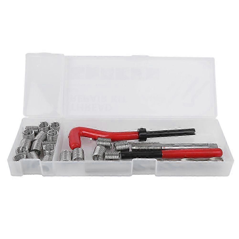 25pcs M10 Thread Repair Kit Thread Tap Drill Bit Damaged Threads Repair Tools Edition