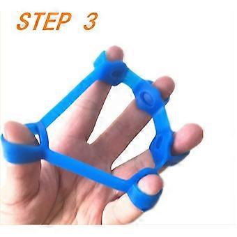 Finger Expander,Hand Gripper Silicone Finger Expander Exercise Hand Grip Wrist Strength Finger Exerciser Resistance Band Fitness