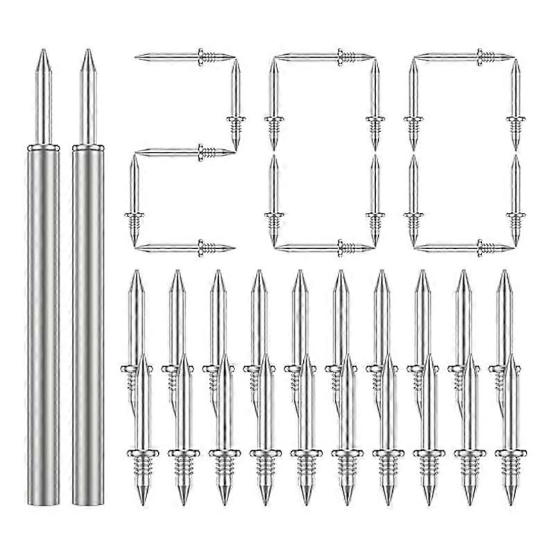 Double-Head Skirting Thread Seamless Nail Skirting Thread Screws Set