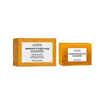 Gentle Turmeric & Kojic Soap for Bright, Moisturized Skin  Natural Cleanser for Face & Body