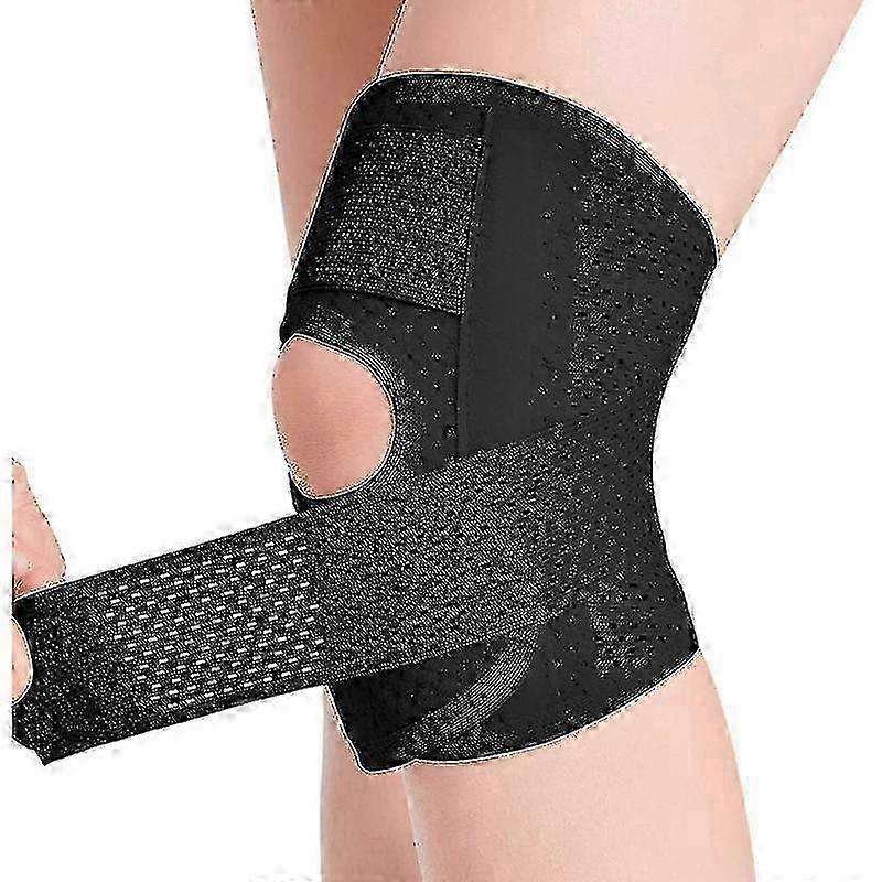 Anti-chafing Knee Brace compatible with Knee, Adjustable Compression Knee Support