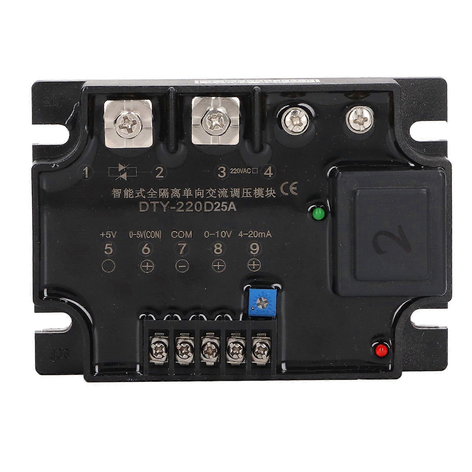 Single Phase Full Isolation Voltage Regulator Resistance Regulating Module Multi Signal Input Control AC220V 25A