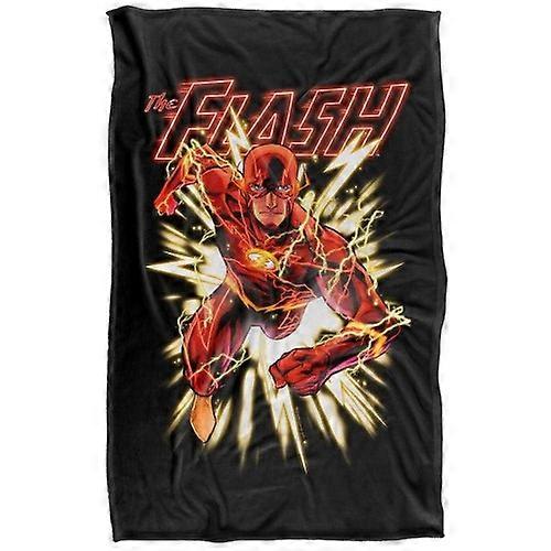 JLA Flash Glow Soft Touch Blanket