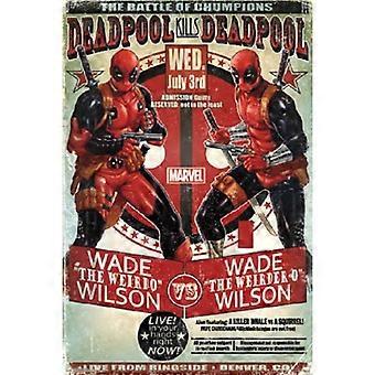 Quebra-cabeça MARVEL DEADPOOL WADE WILSON BATALHA DOS CAMPEÕES NOVO FSX-342