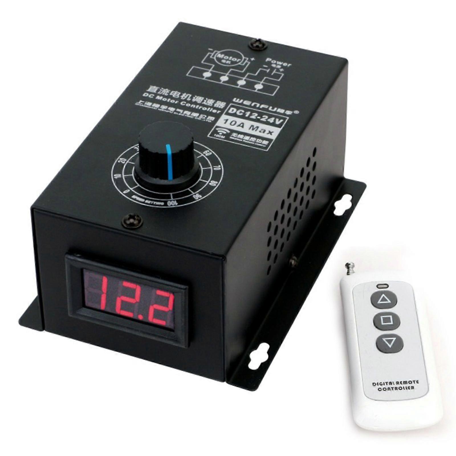 Wireless DC motor Remote Control PWM stepless speed control speed controller Fg