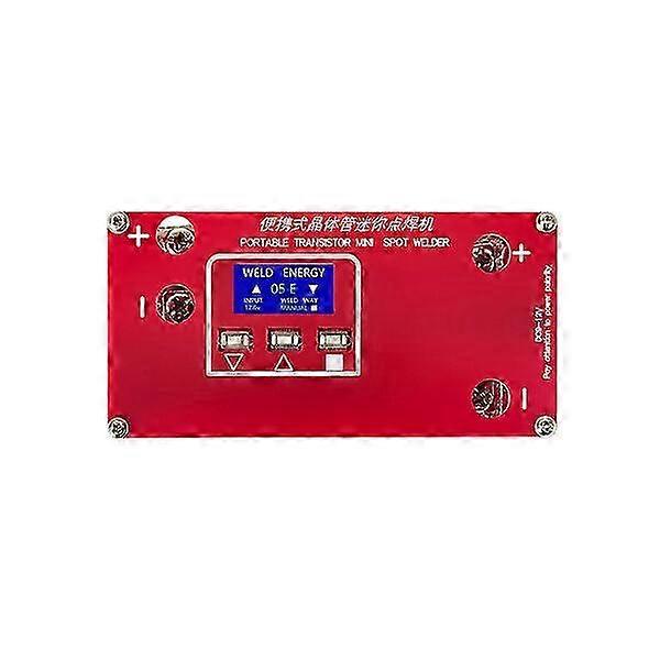 Mini spot welder, powered by 18650, with precise control and LCD display