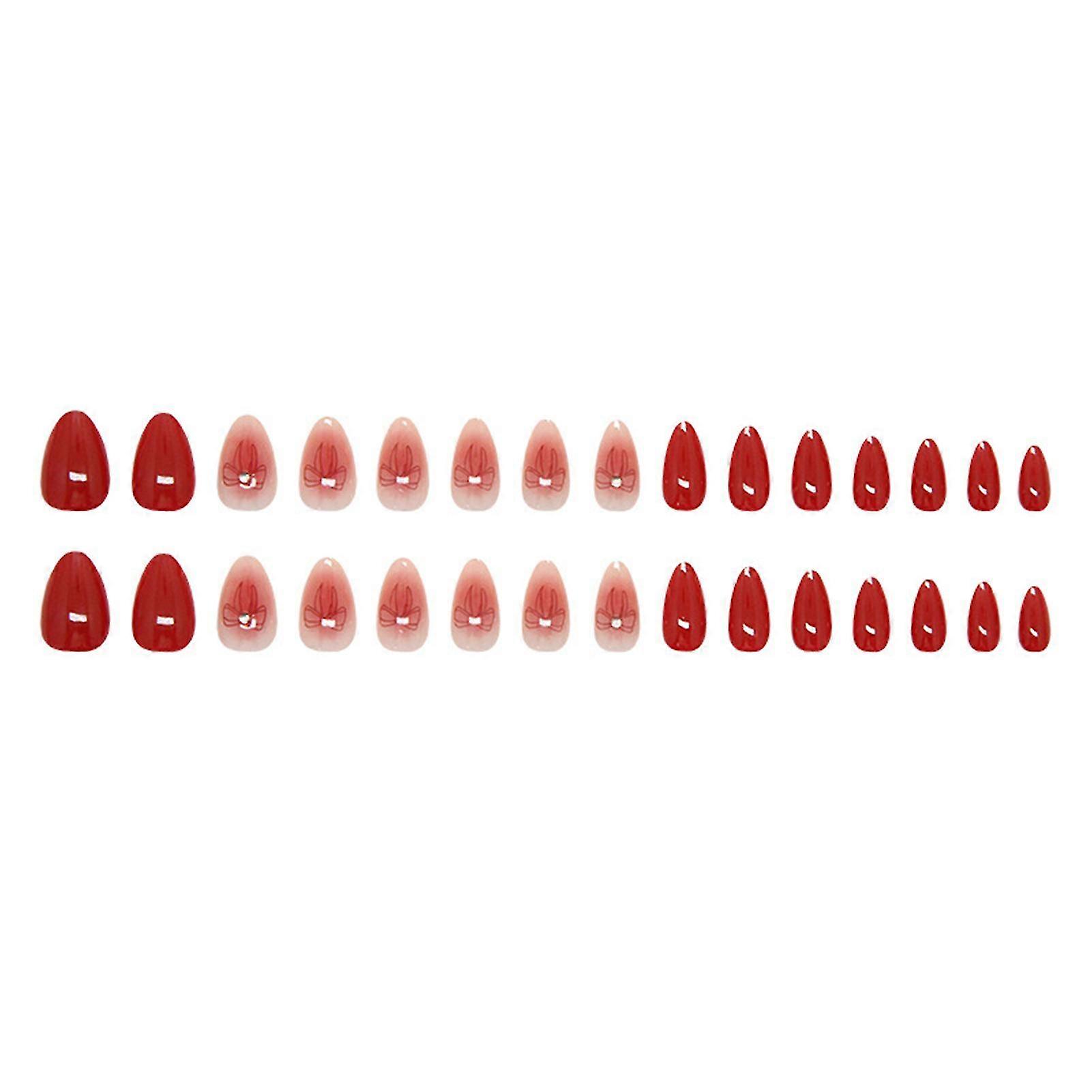 Smooth Edge Glossy Press On Nails