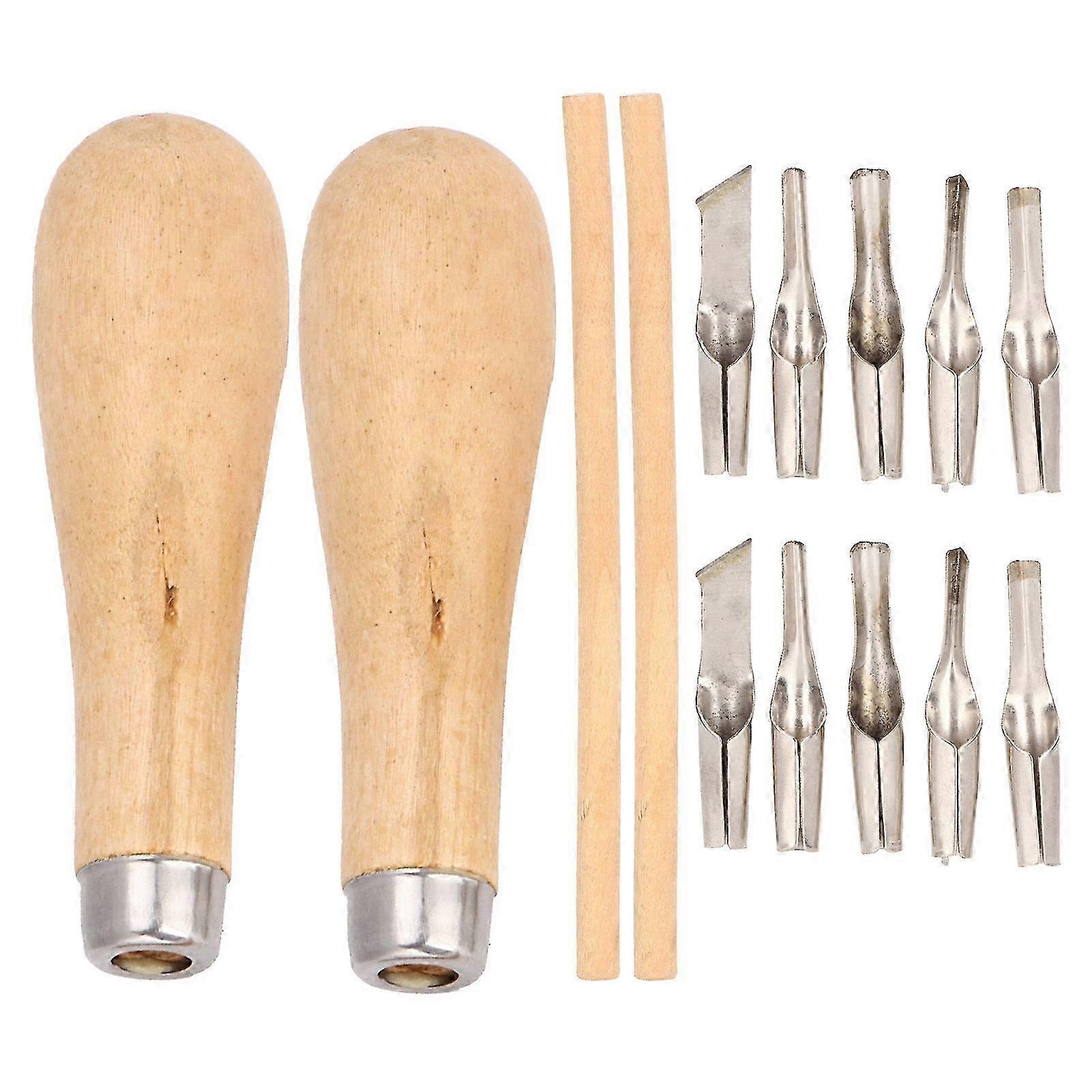 10-Blade Linoleum Carving Tool Kit