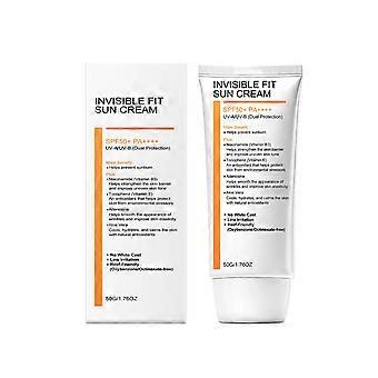 SPF50 Sunscreen Niacinamide Moisturizing Cream Repair Skin Barrier Brightening Lightweight Non Greasy Waterproof Face / Body - 1 PCS